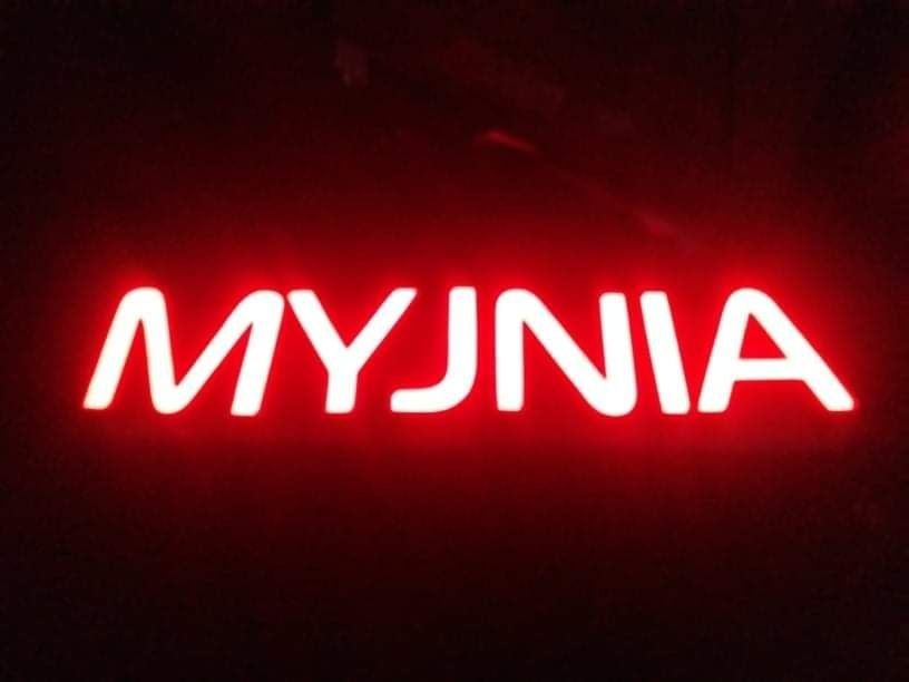 Napisy podświetlane LED litery 3D