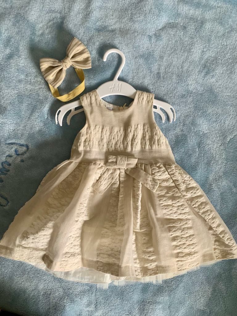 Vestido elegante para menina 12-18 meses