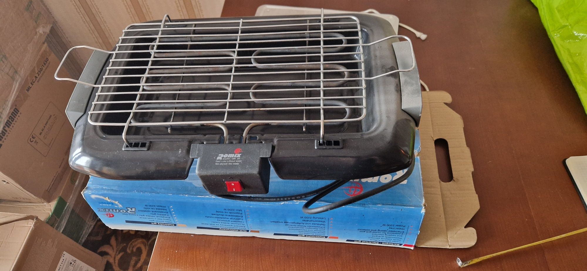 Grill elektryczny rożno opiekacz Romix gr20