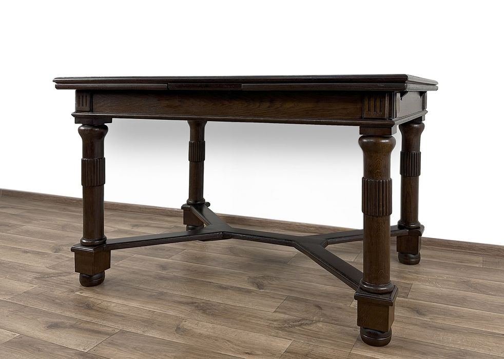 STÓŁ rozkładany ANTYK stuletni na 10 osób