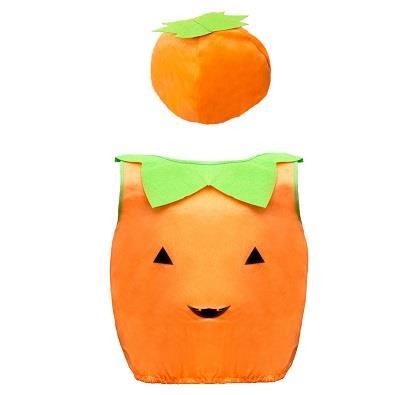 Strój Przebranie Kostium kombinezon dynia z czapeczką