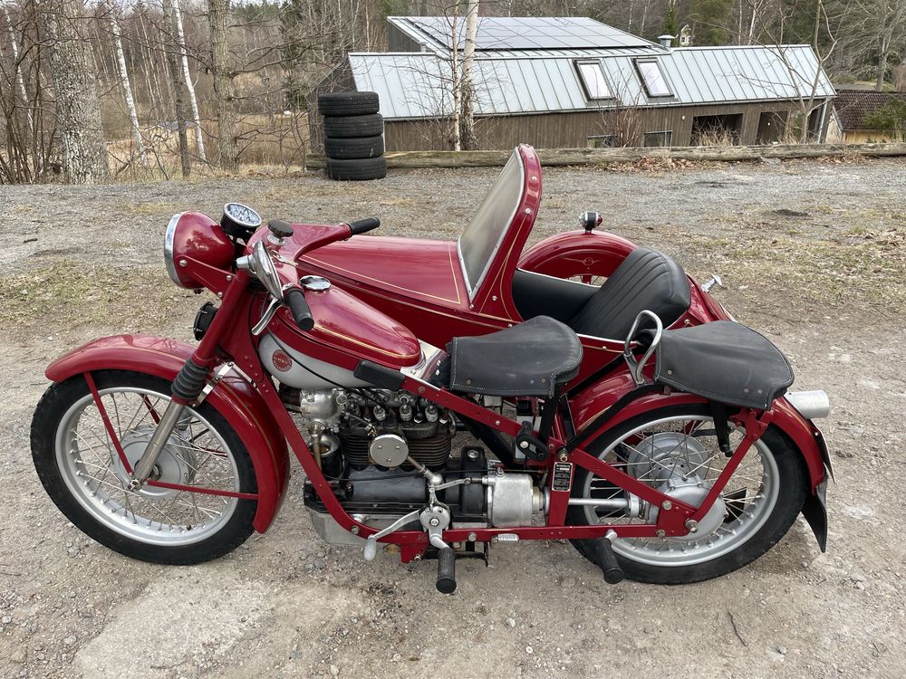 Nimbus  750cc z koszem 1952 rok