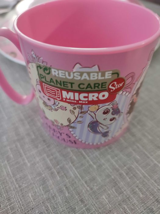 Zestaw naczyń Gabby talerz miska kubek Koci domek Gabi