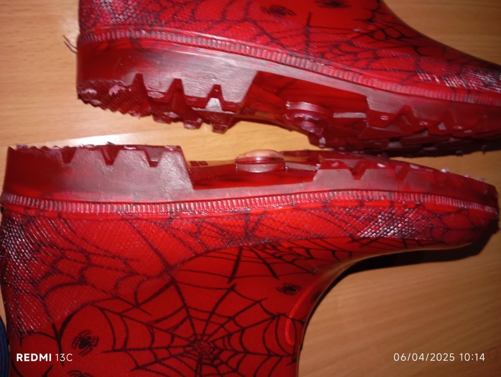 Botas homem aranha