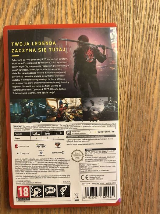 Cyberpunk 2077 Ultimate Edition (Switch / Switch 2)