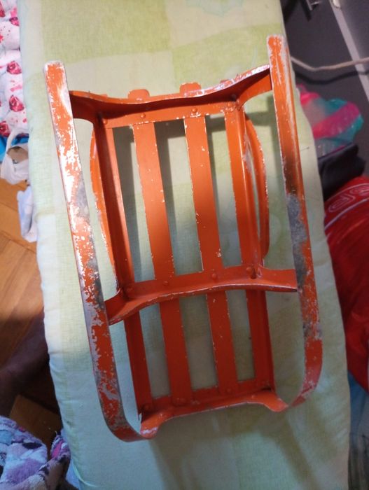 Санки для куклы,раритет, алюминий