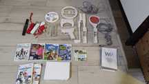 Konsola Nintendo Wii rvl 101 stan bdb akcesoria gra mario