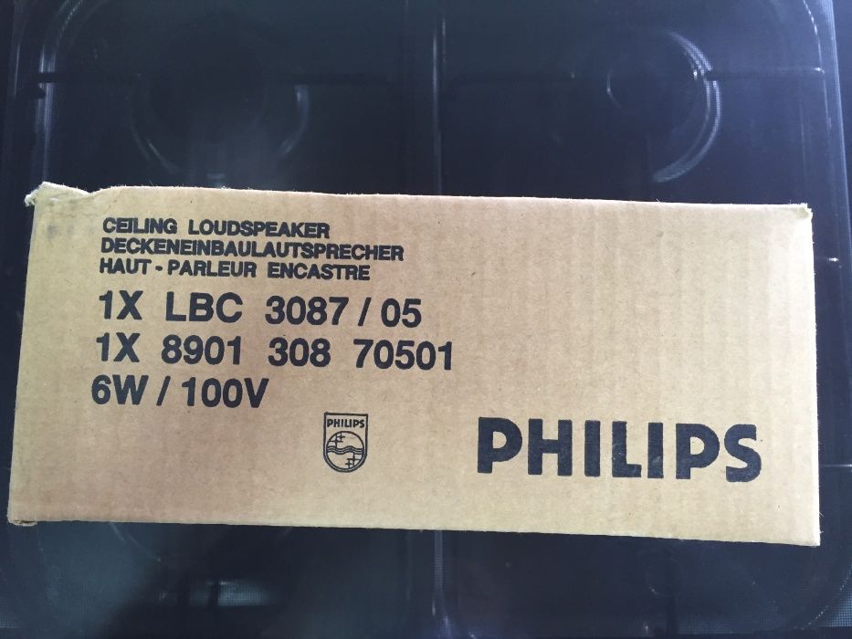 Coluna de Encastrar Philips LBC 3087/05 de 1,5, 3, ou 6W-100V