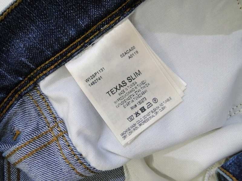 9 WRANGLER TEXAS slim 822 jeans spodnie męskie nowe W40 L32