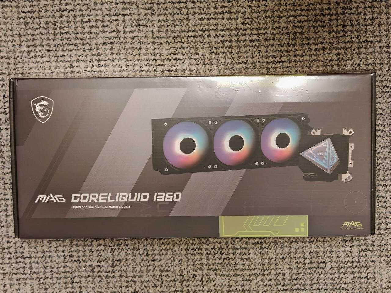 Жидкостное охлаждение MSI MAG CoreLiquid I360 Black
