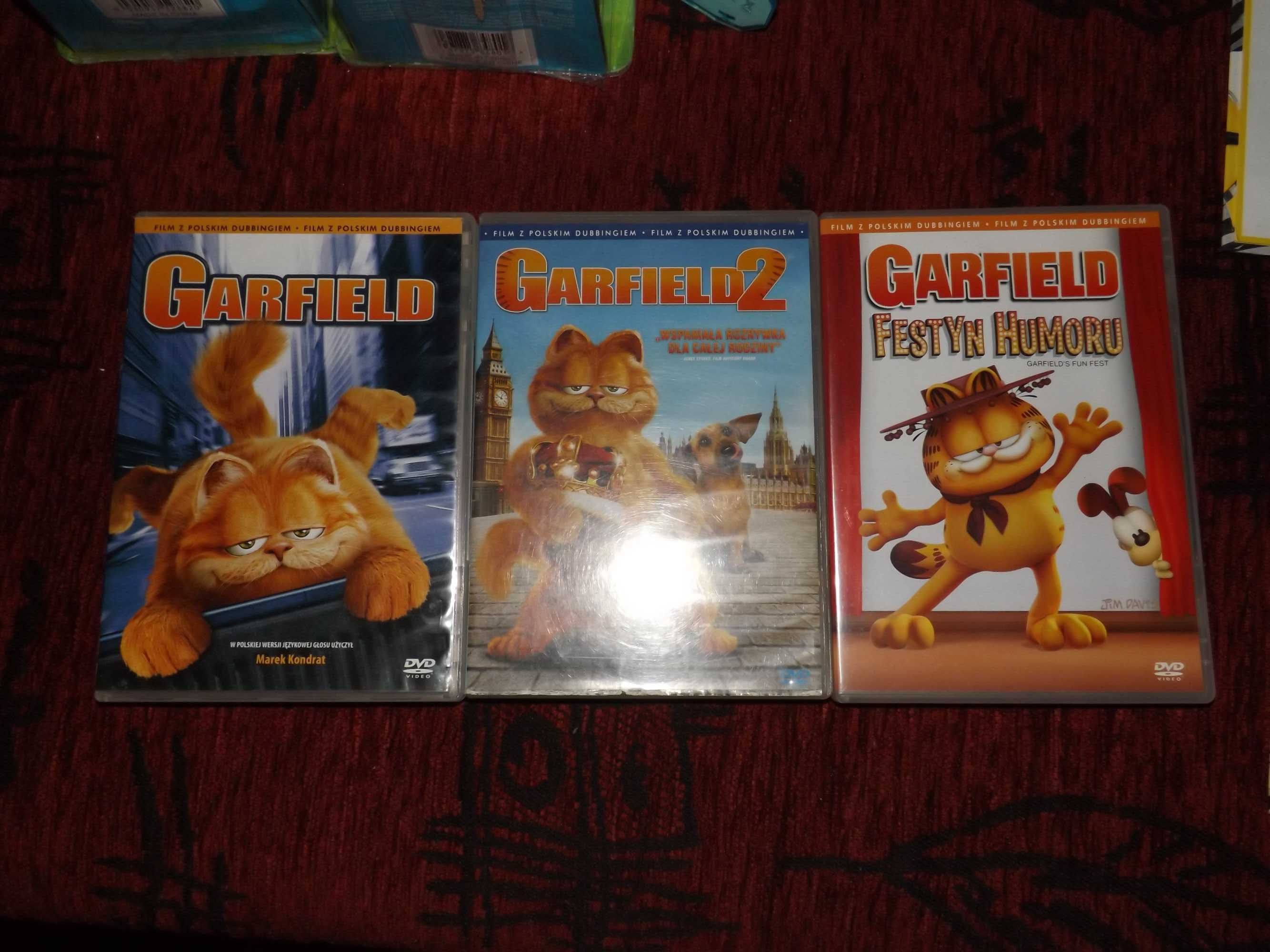 Garfield kot trzy bajki dvd film