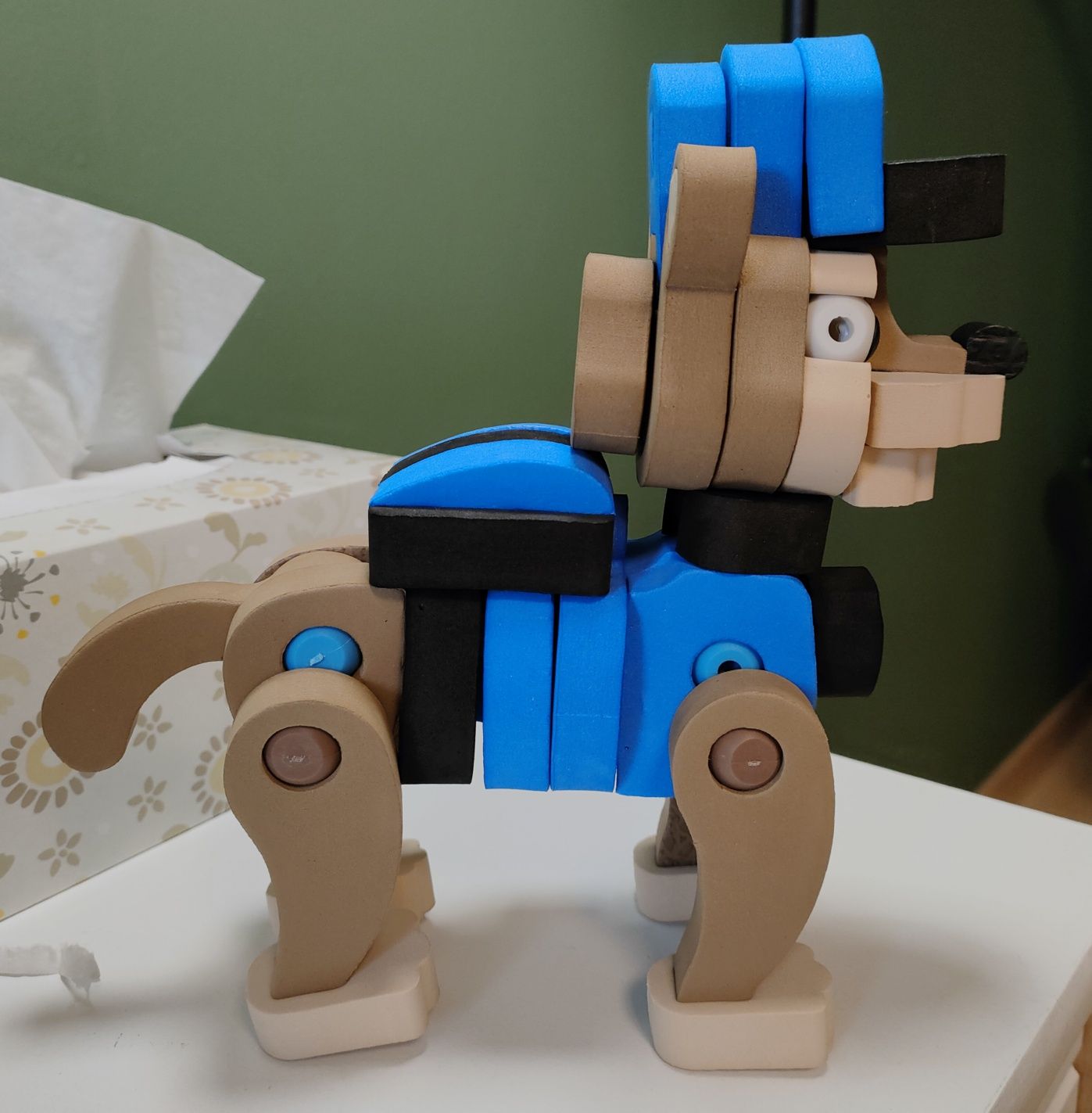 Chase Psi Patrol Sambro figurka z puzzli 3D