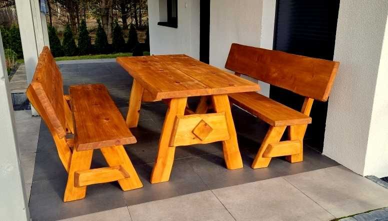 Meble ogrodowe ,biesiadne ,góralskie ,stoły , ławki ,hustawka