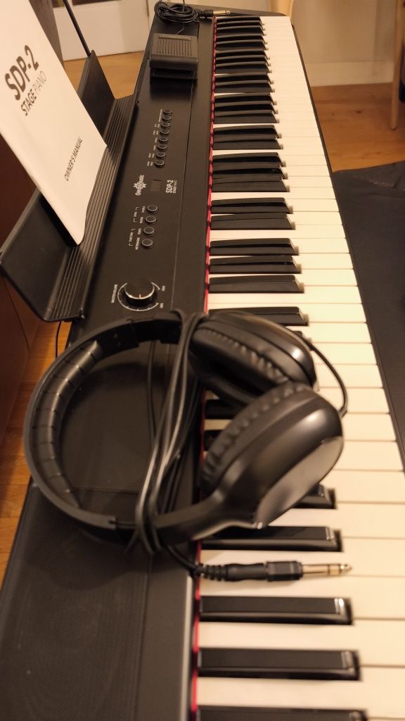 SDP-2 Piano de Palco Gear4music + Pacote Completo
