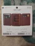 Powerbank sevyr leathee wallet + micro-USB brovn