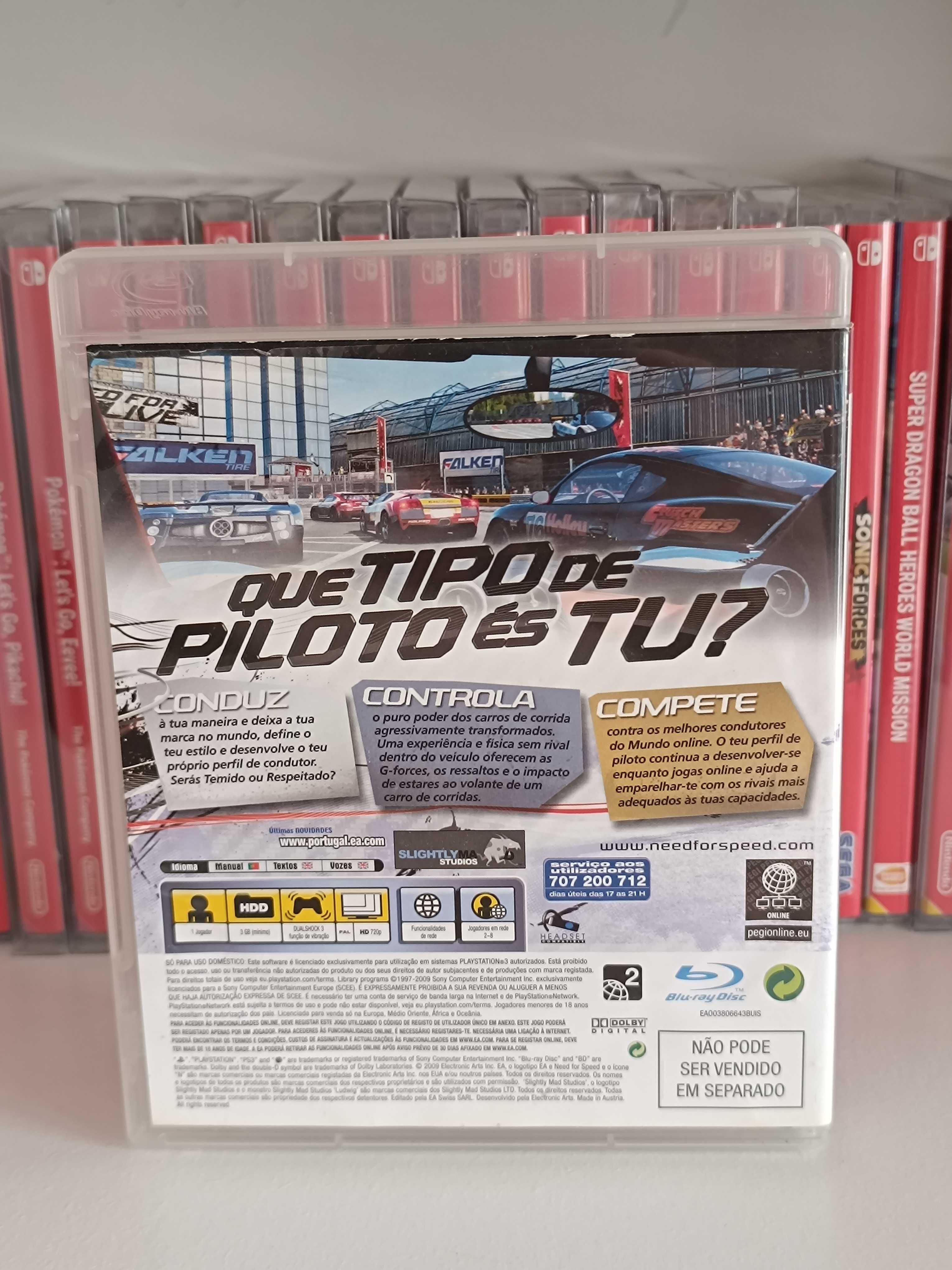 PS3 Jogos Need For Speed Shift 1 e 2 Unleashed