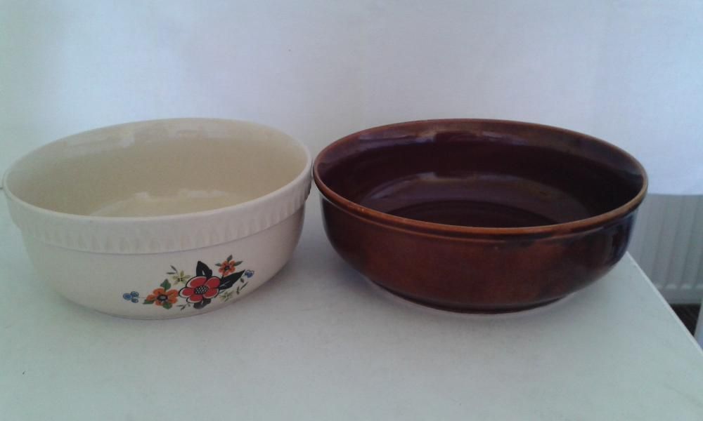 Talerze, Misa, naczynia kuchenne PRL porcelana