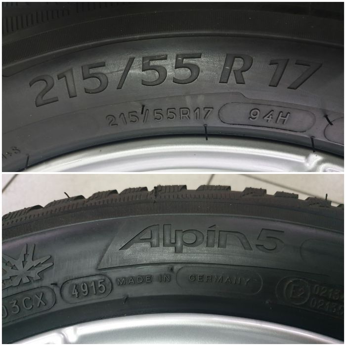Koła zimowe Alu 17" Skoda Superb III Karoq Yeti VW Passat B8 Jak Nowe