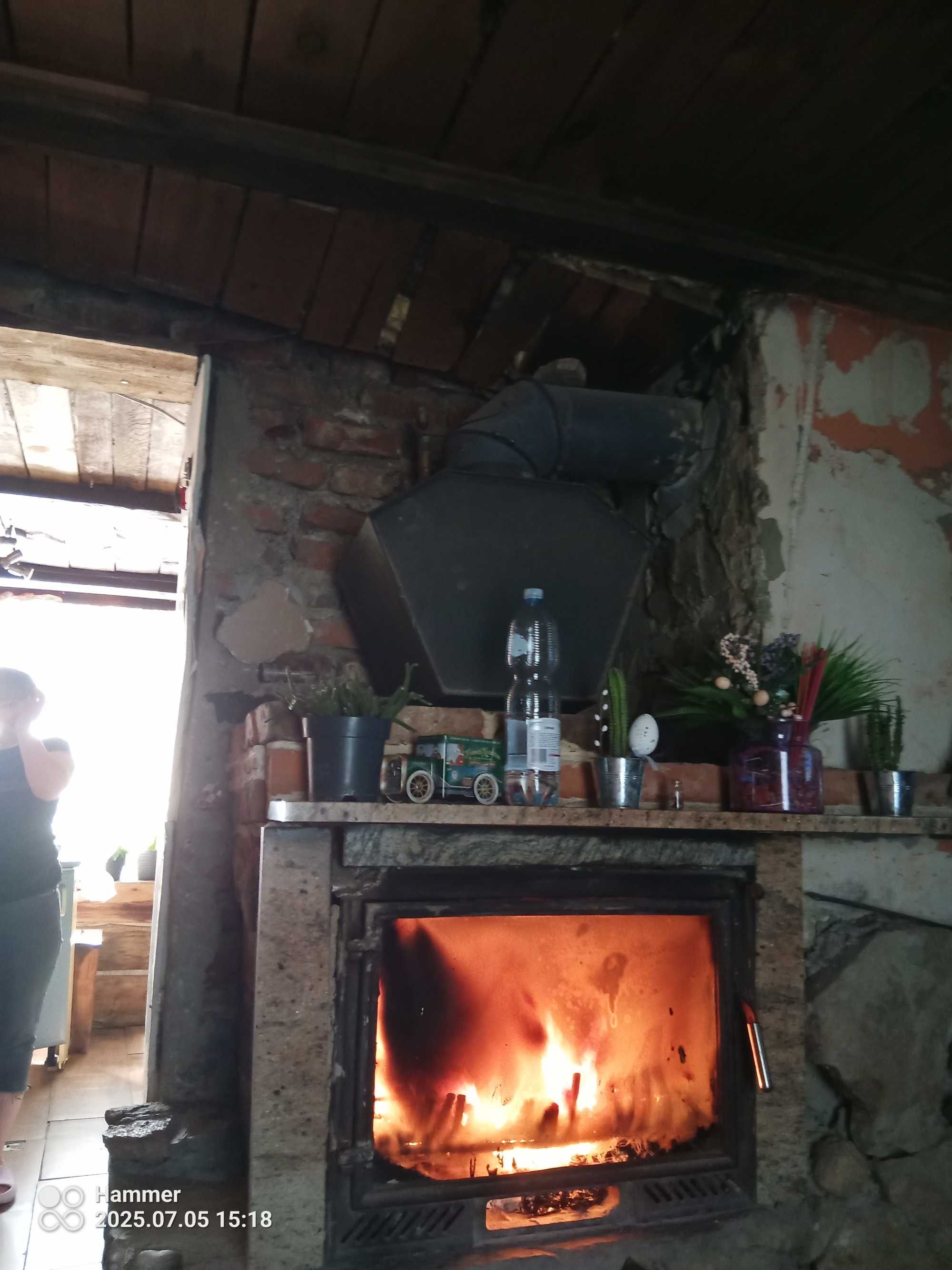 Kominek z wymiennikiem ciepla