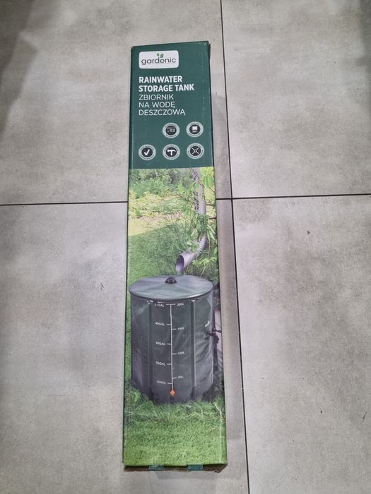 Gardenic Zbiornik na wodę deszczową 200L 60x70cm