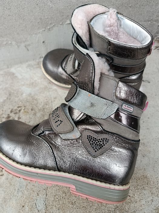 Чоботи зимові на дівчинку 30 р.