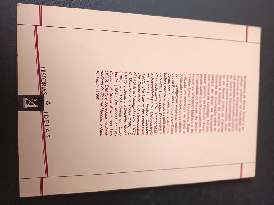 "Um Discurso Sobre as Ciências" por Boaventura de Sousa Santos