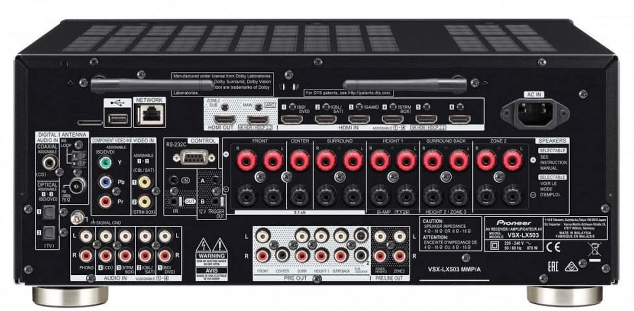 Amplituner kina domowego - Pioneer VSX-LX503