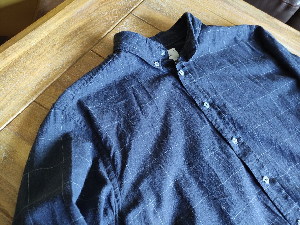 Koszula męska Reserved, granat, r. XL