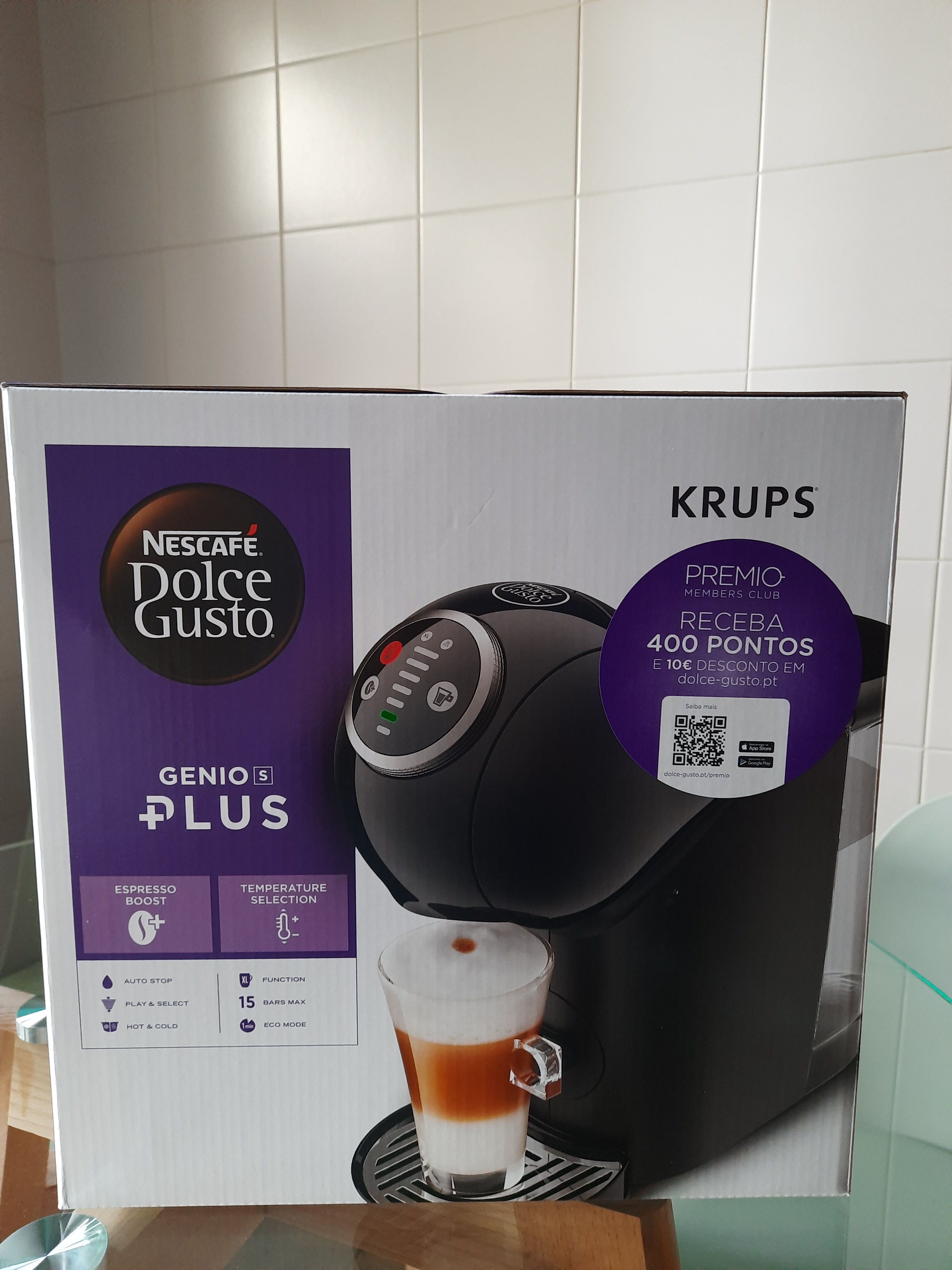 Máquina de café Genio S Plus Preta - Nova, sem utilização