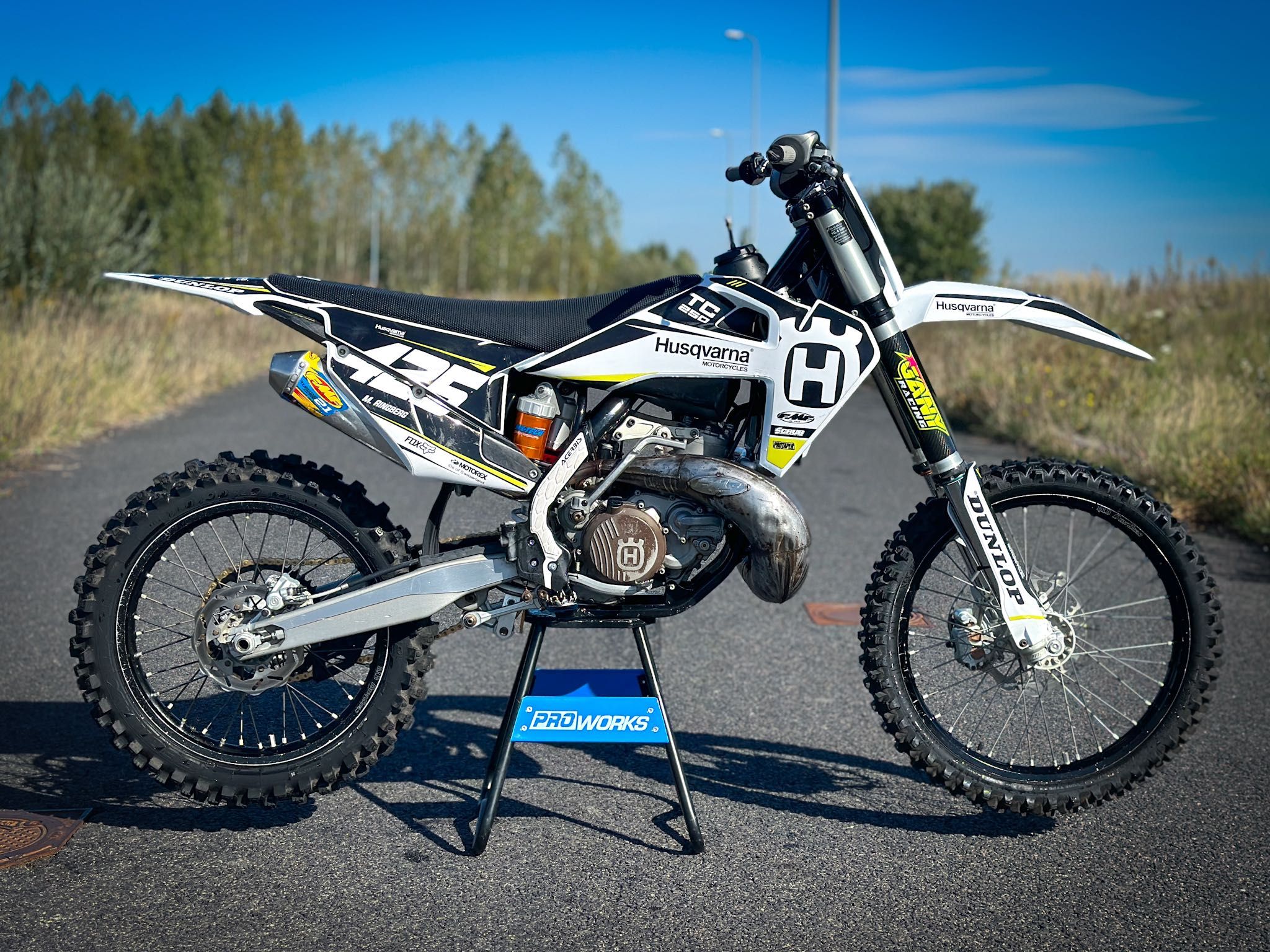 Husqvarna TC 250 cc rok 2019 - FMF 2.1 - MXTech - Nicasil