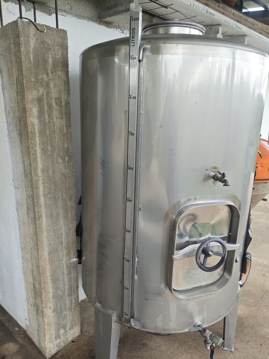Cuba de inox 1000l