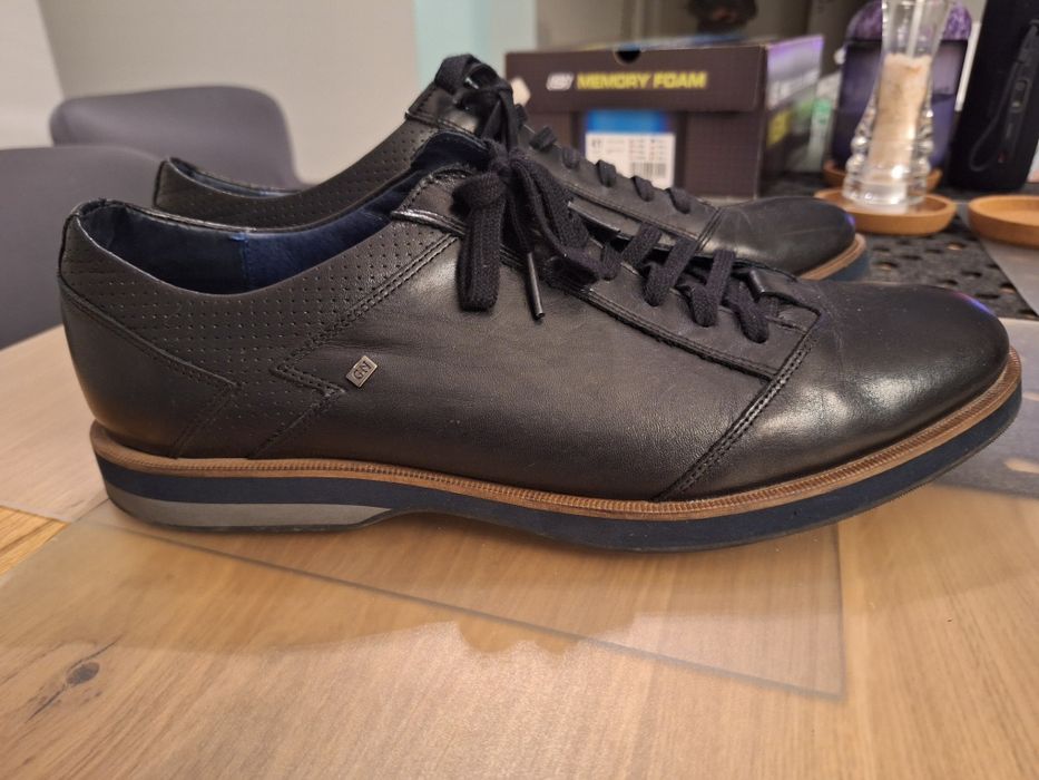 Bury męskie sneakersy skóra naturalna - rozmiar 44