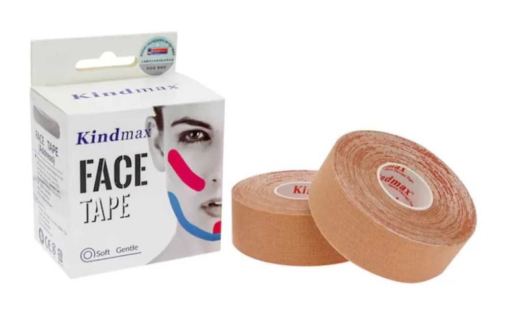 Кинезио тейп для лица Kindmax Face Tape (5 см х 5 м)