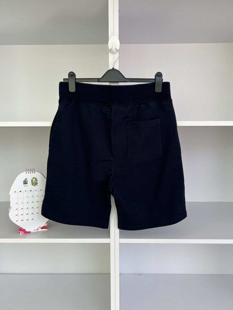 Шорти Bape Logo Navy Shorts оригінал