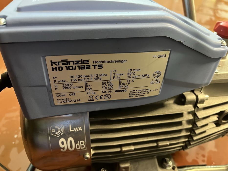 Myjka Kranzle hd 10/122 Nowa!