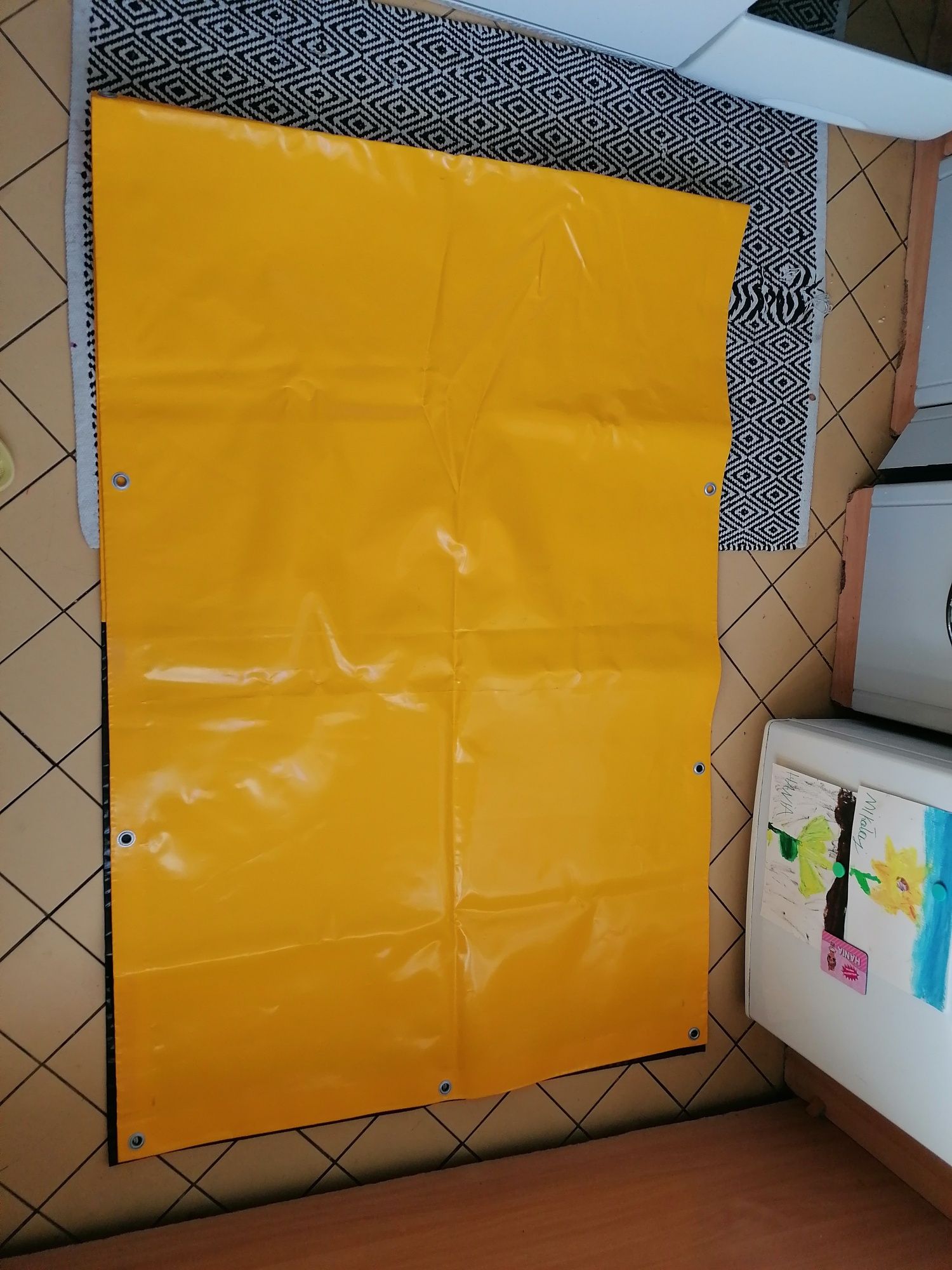 Baner reklamowy żółto czarny