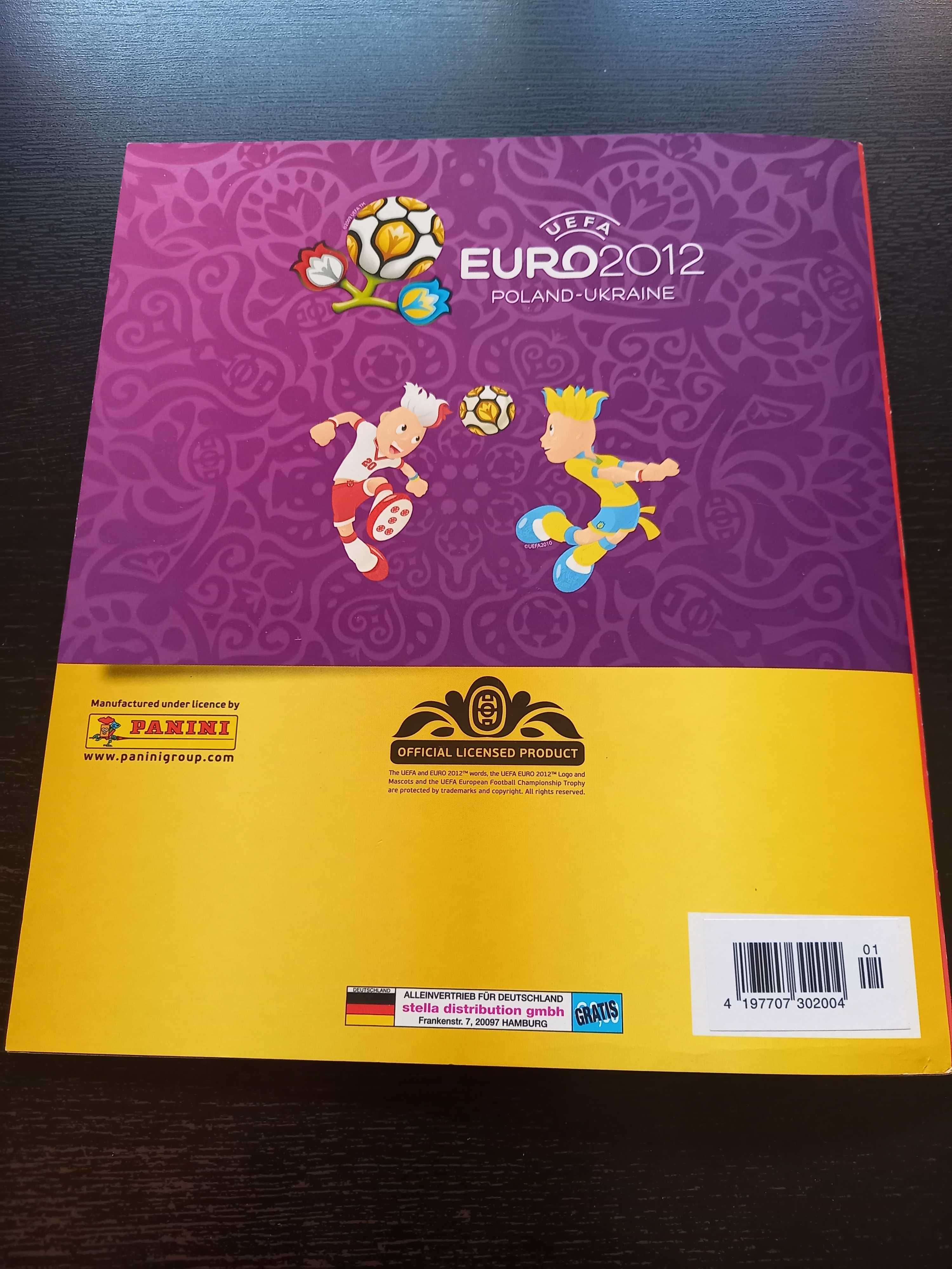 Caderneta de cromos futebol UEFA Euro Polónia-Ukraine(Versao Germany)