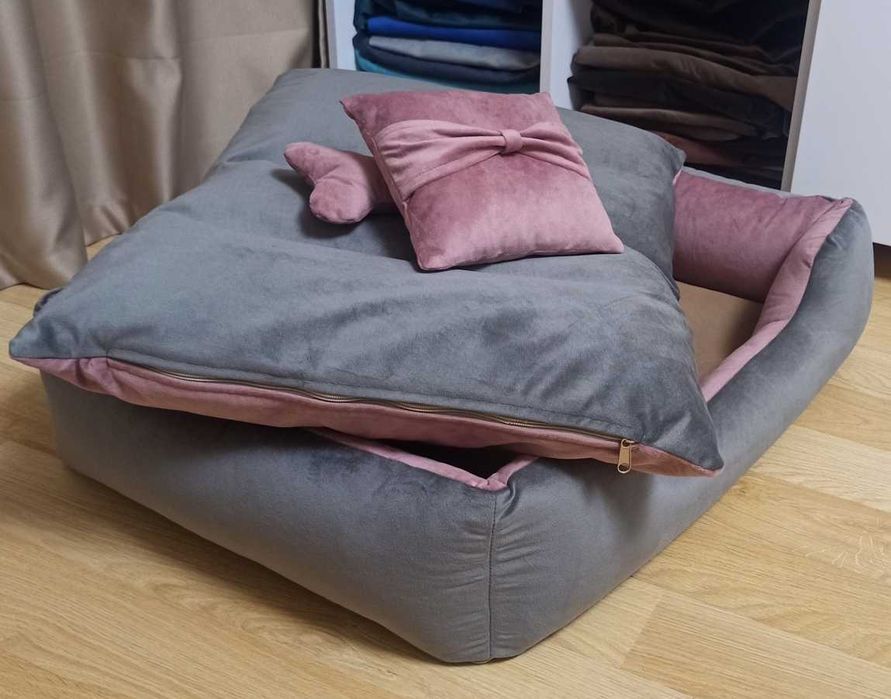 Лежак для собаки, лежанка 50х30см., ліжко зігріє вашого пухнастика