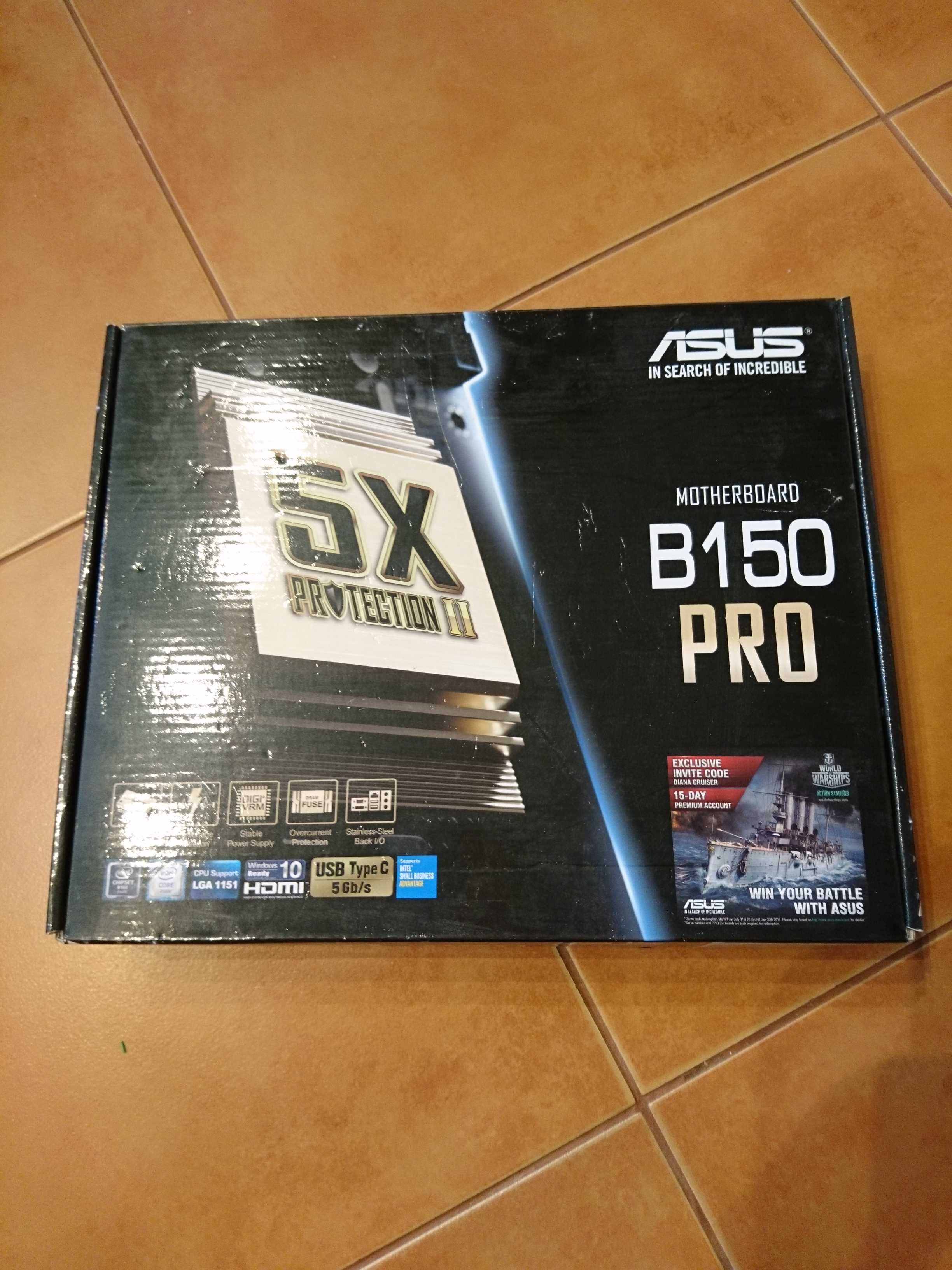 ASUS B150-PRO Intel Socket 1151 DDR4 ATX