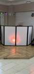 STAND4ME parawan compact DJ biały 4-panelowy