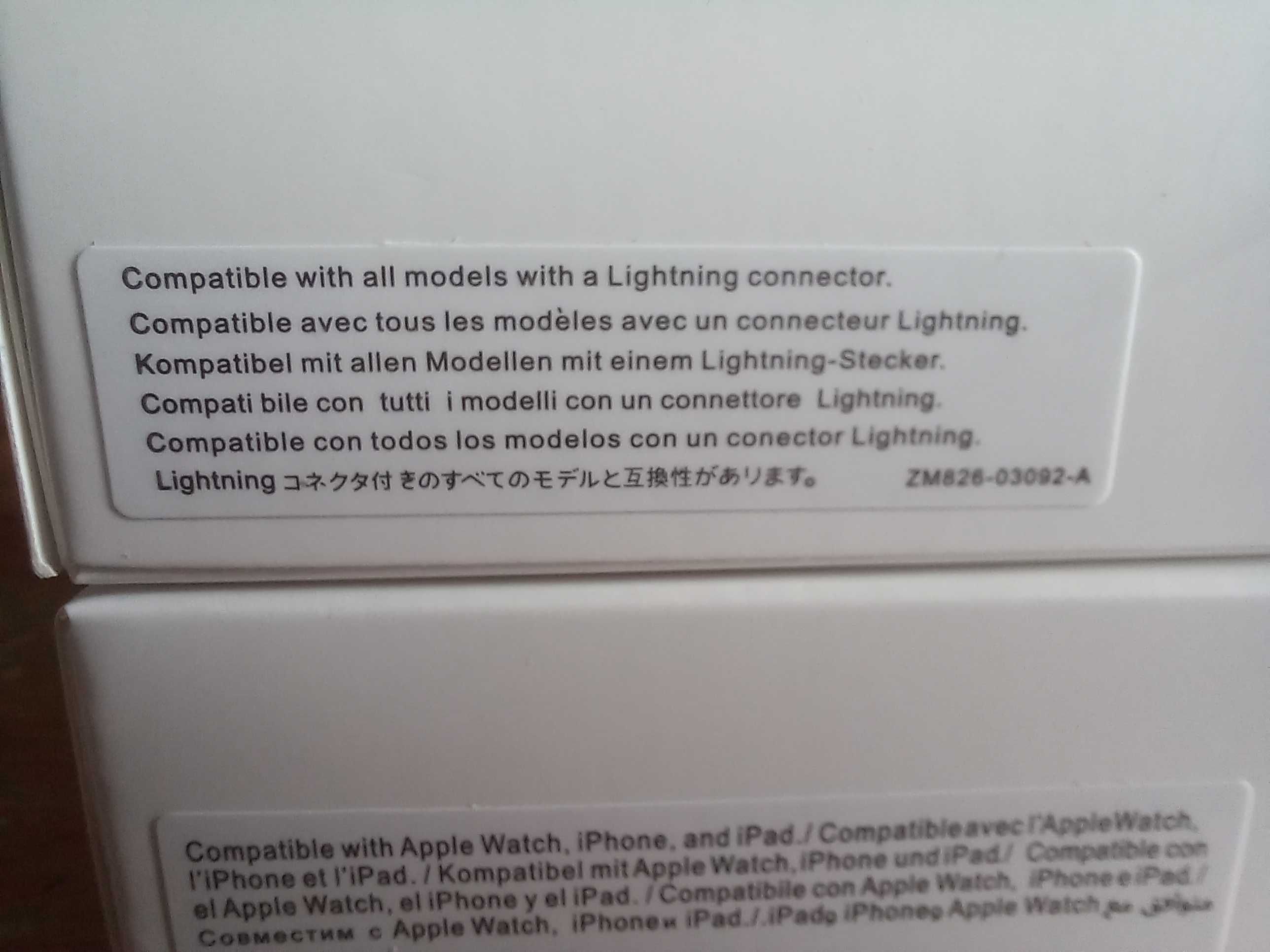 Apple ładowarka 20W+kabel lightning