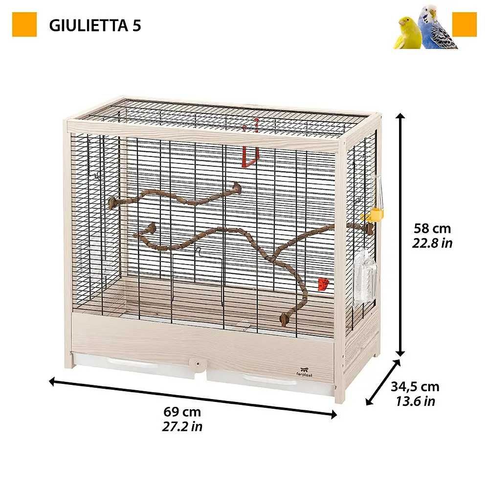 Клітка для птахів і канарок (клетка для канареек) Ferplast Giulietta 5
