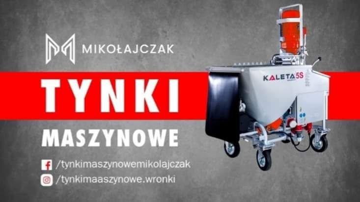 Tynki maszynowe zacierane mechanicznie na gładko