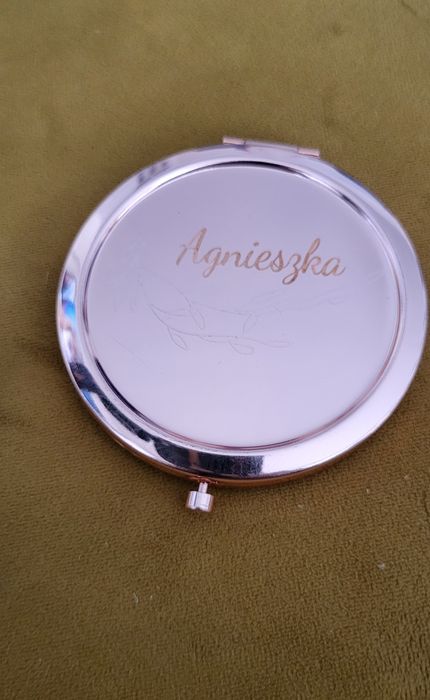 Lusterko z imieniem Agnieszka kieszonkowe do torebki
