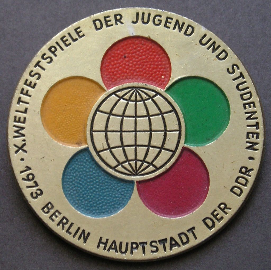 Niemcy NRD DDR - Światowy Zjazd Młodzieży - 1973