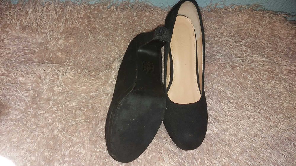 Sapato de salto de camurça, Seaside nr 38