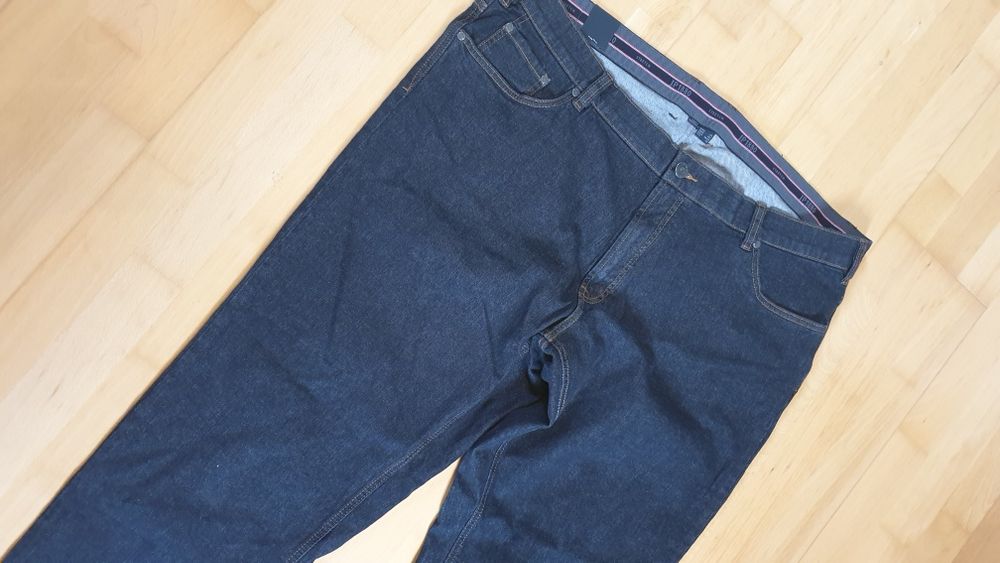 Nowe jeansy JP męskie granat