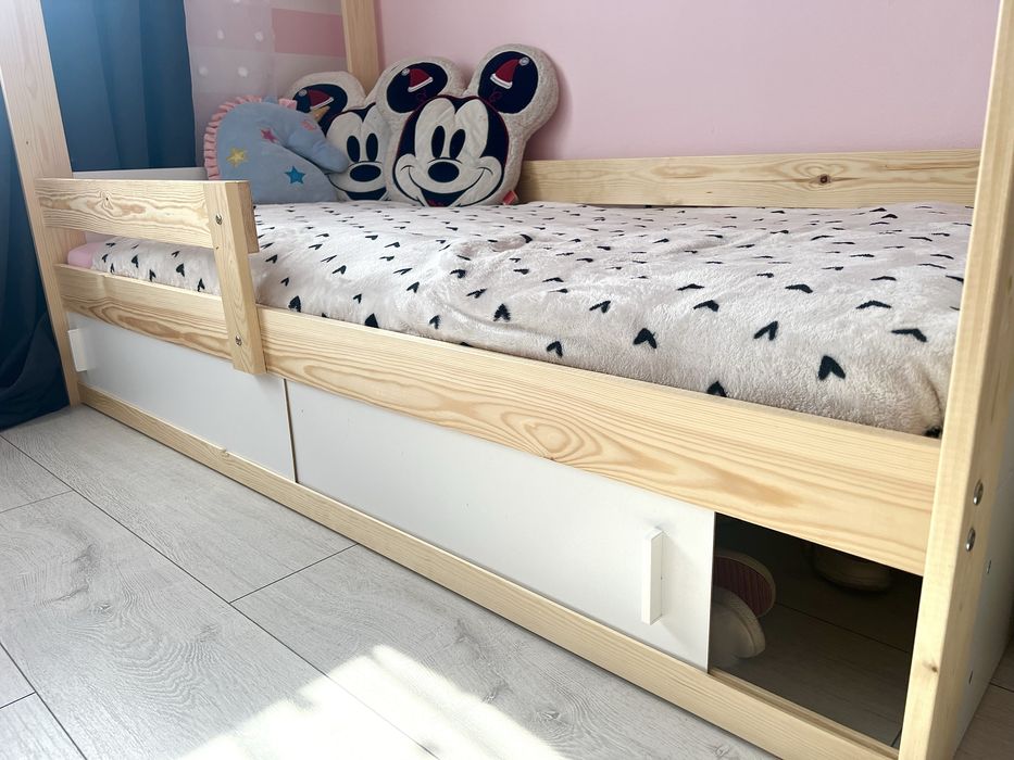 Łózeczko domek agata meble 80x160