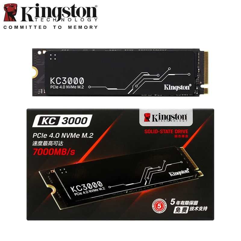 Kingston SSD KC3000  M2 Nvme M.2  1TB (SKC3000S/1024G)