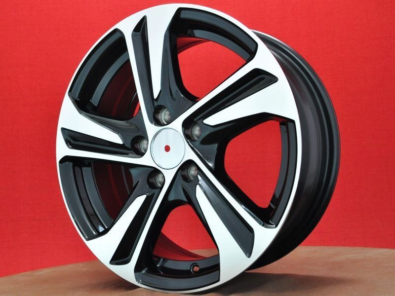 Czarne felgi R15 5x98 Fiat Tipo 500l Living Doblo Alfa Romeo 147